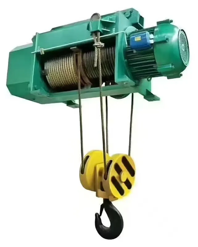 HC square-box heavy-duty electric wire rope hoist with hook block