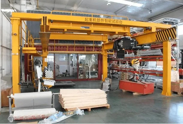 crane testing workshop for industrial lifting equipment inspection Kitanocrane