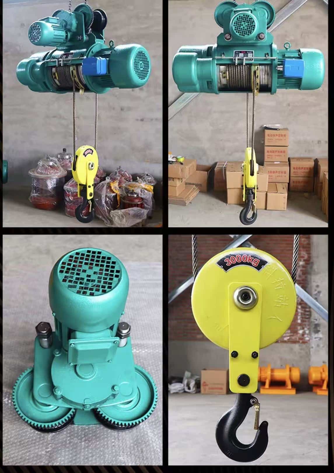 CD1 Single Speed Wire Rope Electric Hoist