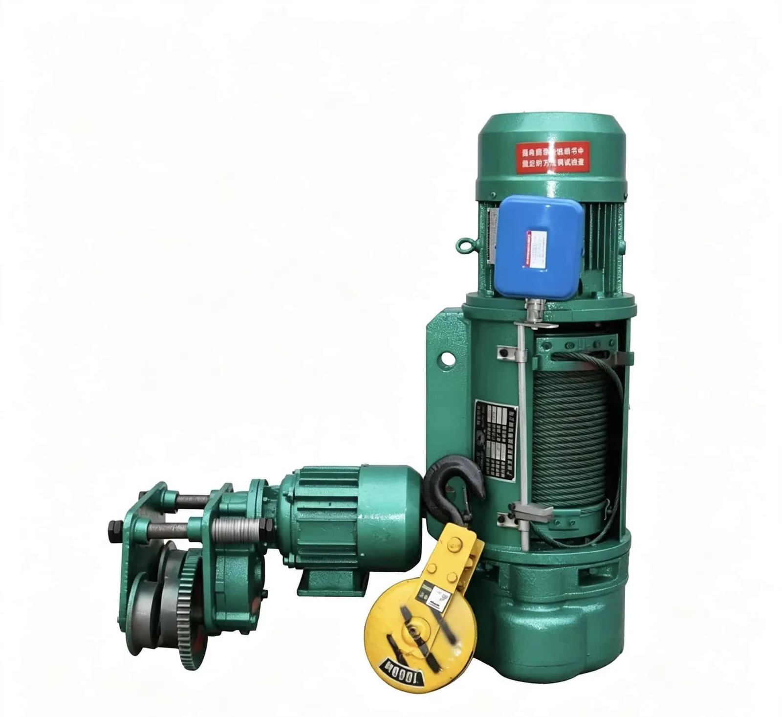 CD1/MD1 electric wire rope hoist with travelling trolley